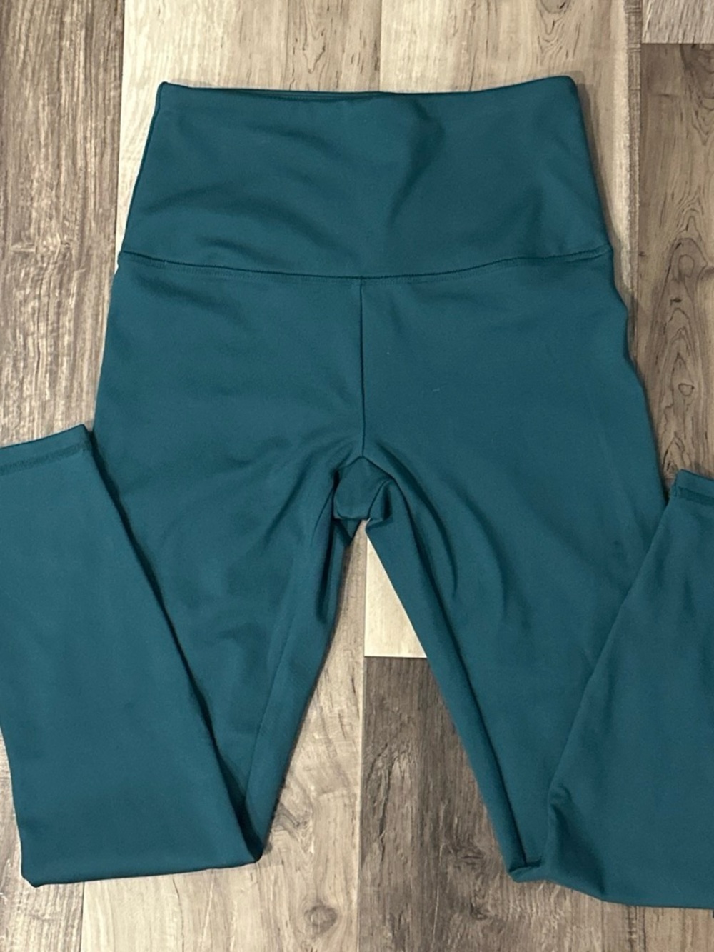 Zobha High-Waist Leggings — Teal Green